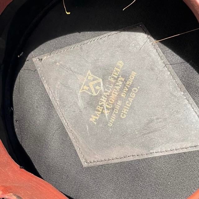 Antique Marshall Fields Train Conductor Cap For Sale - Image 9 of 9