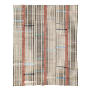 Mid-20th Century Handmade Turkish Flatweave Kilim Room Size Carpet