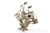 Metal Silver Filigree Caravel with Flags and Portuguese Symbols For Sale - Image 7 of 9