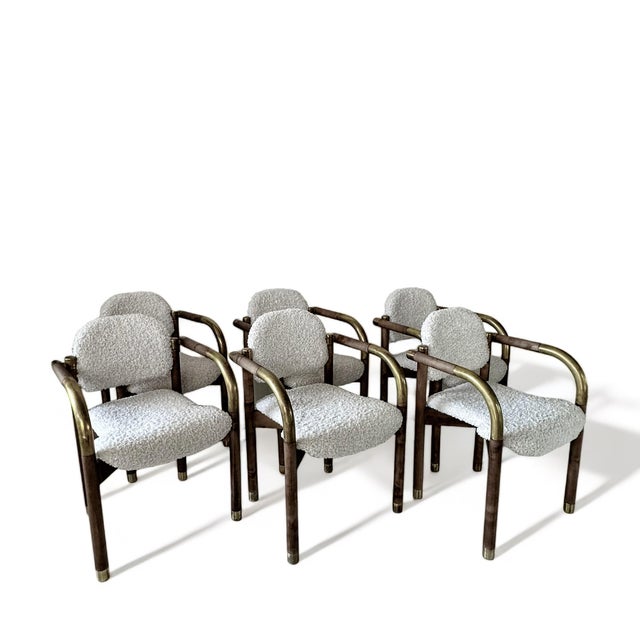 The chairs were completely renovated, the maple structure is stable, smooth and silky. The yellow copper parts have a...