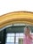 Mid 20th Century 60” Gilded Round Hollywood Regency Mid 20th Century Mirror For Sale - Image 5 of 11