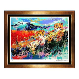 1980s Kilimanjaro Cheetahs, LeRoy Neiman For Sale