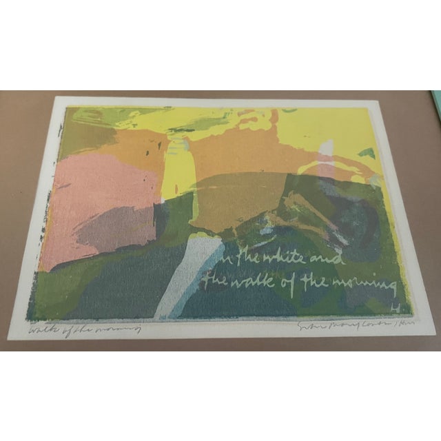 1960s Rare 1960s Sister Mary Corita Kent Signed Silkscreen Print Abstract Pop Modernism, Framed For Sale - Image 5 of 6