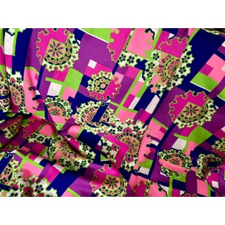 Vintage Pucci-Style Fabric From Japan - 9.3 Yards For Sale