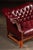 Vintage Chippendale-Style Camelback Chesterfield Leather Sofa in Oxblood For Sale In Chicago - Image 6 of 13