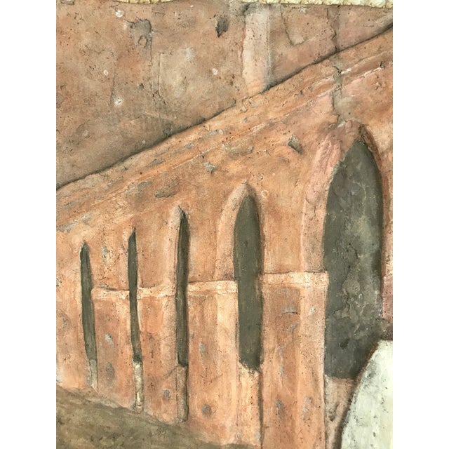 Sculpture Materials 1990s Terracotta Bas Relief by Marie La Varende For Sale - Image 7 of 11