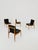 Rare vintage Danish ash wood dining chairs by Egon Eiermann SE 21, 1960s, set of 4. Designer: Egon Eiermann for Wilde +...