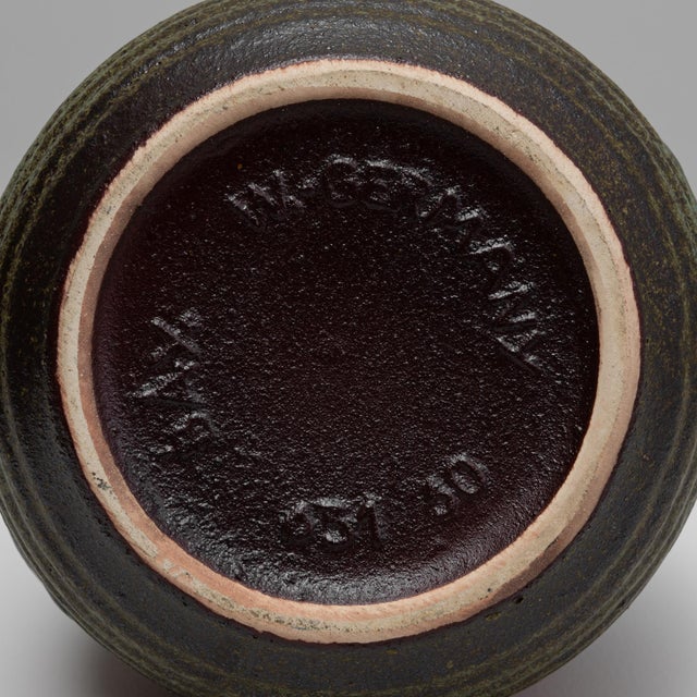 20th Century German Fat Lava W. Germany Ceramic Jug For Sale - Image 14 of 18