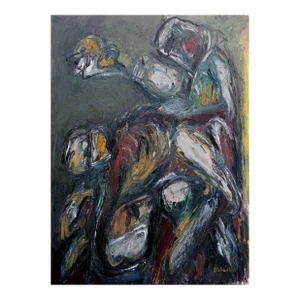 Figure in Motion by Norman Liebman - Abstract Expressionist 1980