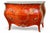 1970s Louis XV–Style Mahogany Bombé Commode With Marble Top and Gilt Mounts For Sale - Image 4 of 11