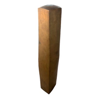 Vintage Bronze and Aluminum Totem Abstract Sculpture, 1970s For Sale