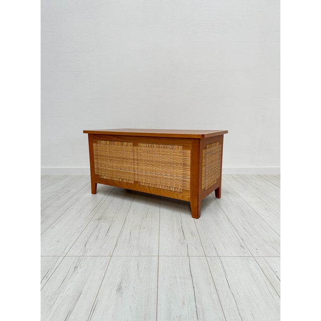 Vintage Danish Teak Blanket Storage Bench by Kai Winding for Poul Hundevad, 1960s For Sale - Image 10 of 10