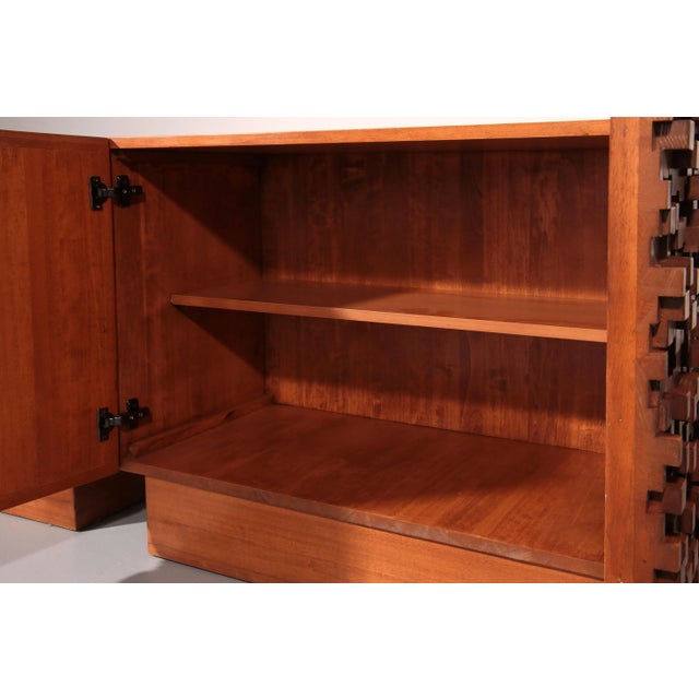 Brutalist Wooden Sideboards, 1960s, Set of 2 For Sale - Image 6 of 14