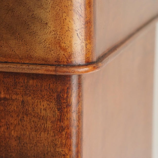 Louis Philippe Secretary in Walnut with Marble Top and Secret Compartments For Sale - Image 18 of 18