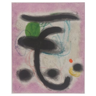 After Joan Miro, Portrait of a Woman, 1965, Lithograph For Sale