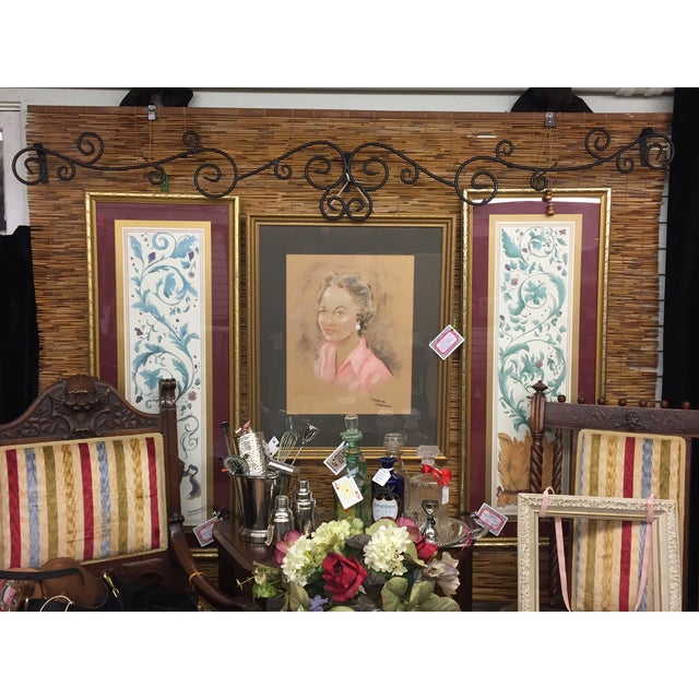 Mid-Century Modern "Portrait of Tootsie" Drawing For Sale - Image 3 of 5