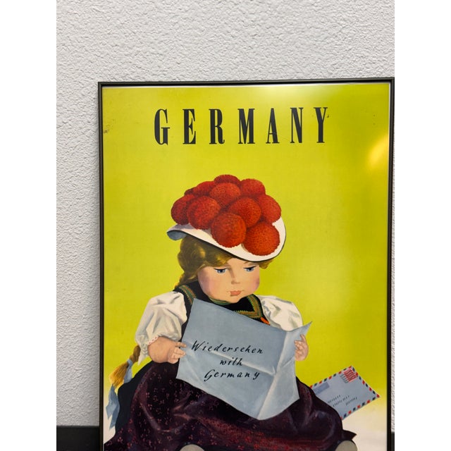 Hanns Lohrer "Wiedersehen With Germany" Poster, Framed For Sale - Image 4 of 12