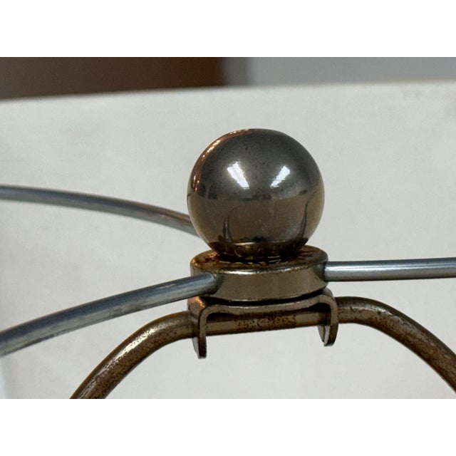 Nambe Nambé Lighting Sculptural Table Lamp, Vintage For Sale - Image 4 of 12