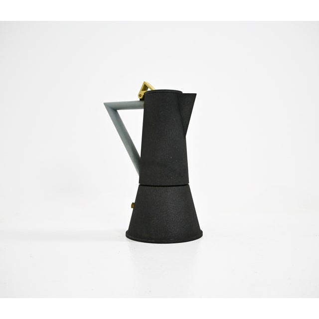 Accademia Coffee Maker attributed to Ettore Sottsass for Lagostina, 1980s For Sale - Image 6 of 10
