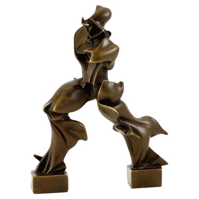 Bronze Sculpture in the style of Umberto Boccioni For Sale - Image 9 of 9