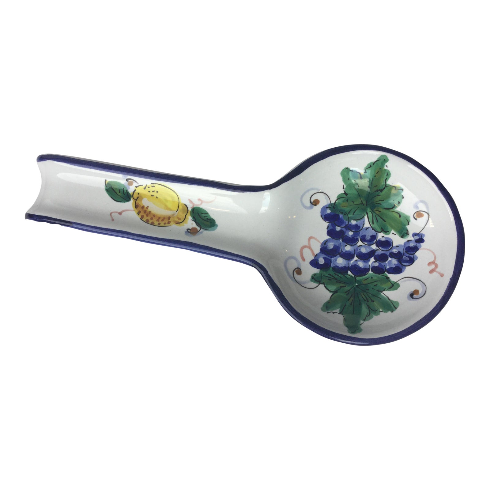 Italian Ceramic Spoon Rest Chairish