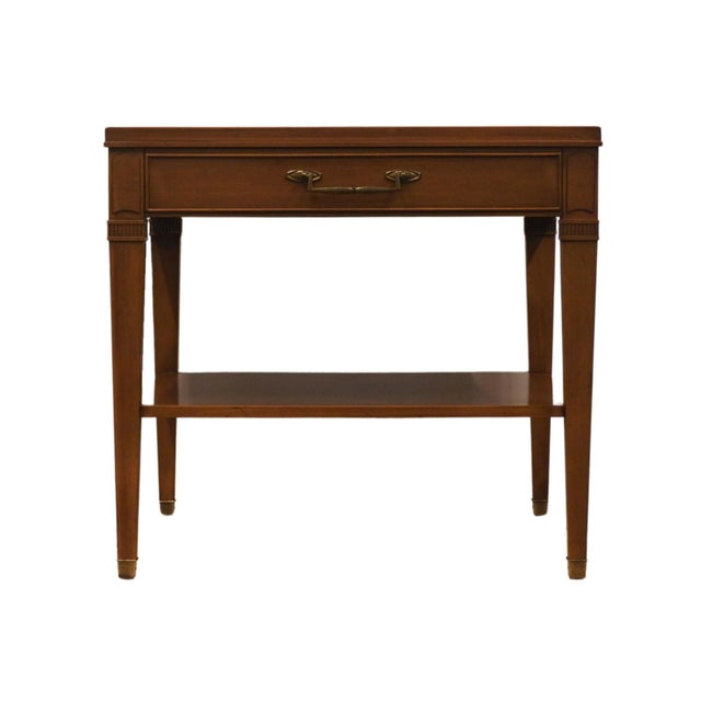 Late 20th Century Hekman Furniture Italian Neoclassical Tuscan Style 24" Accent End Table 1605 For Sale - Image 5 of 9
