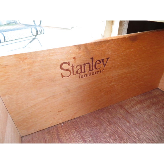 Vintage Pair of French Country Nightstands by Stanley Furniture For Sale - Image 10 of 11