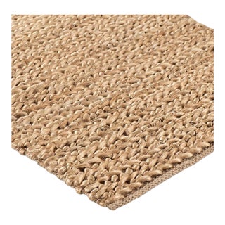 Part & Parcel Goods Jute Weave Rug, 9'x12', Nutmeg For Sale