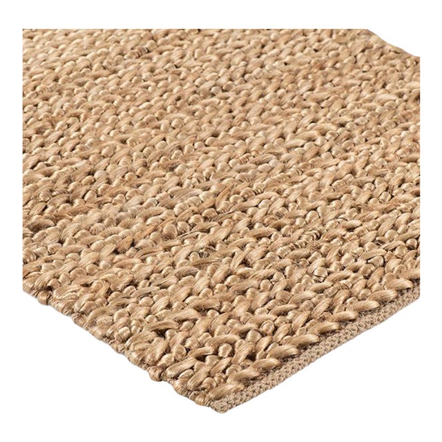 Part & Parcel Goods Jute Weave Rug, 9'x12', Nutmeg For Sale
