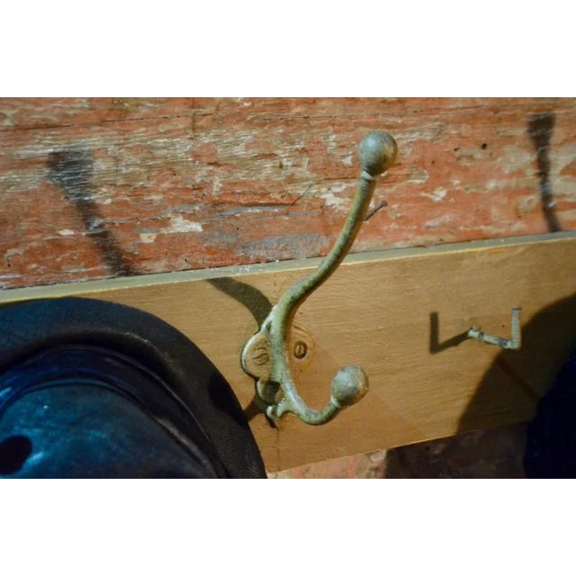 Vintage Rustique Coat Rack For Sale - Image 6 of 7