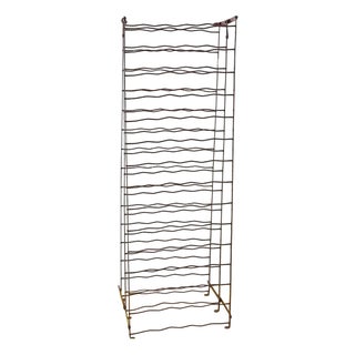 Vintage Metal Bottle Holder For Sale