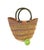 Brown Large African Ghanian Bolga Basket 19" H by 19" W For Sale - Image 8 of 8