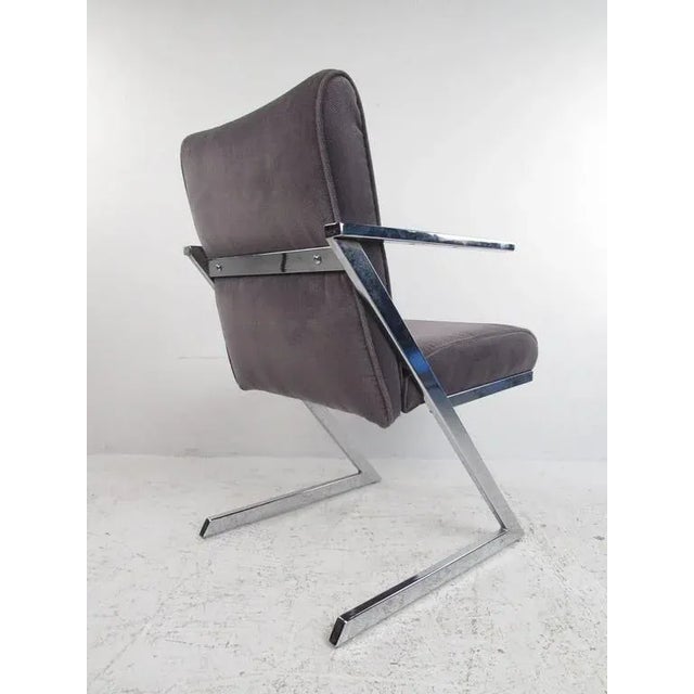 Mid-Century Modern Set of Four Dining Chairs by Milo Baughman for Design Institute of America For Sale - Image 3 of 6
