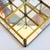 Vintage Brass and Glass Divided Box With Dried Flowers - Jewelry Box or Organizer For Sale - Image 9 of 12