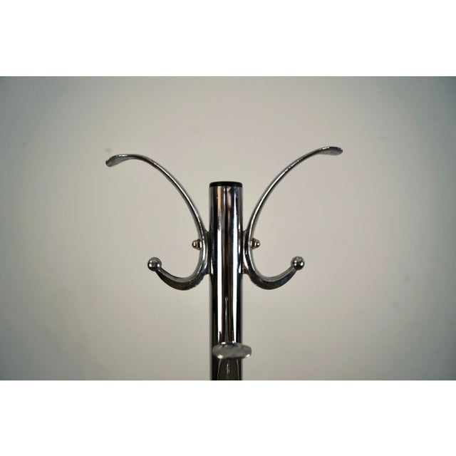 1970’s Mid-Century Modern Chrome Coat Rack For Sale In Los Angeles - Image 6 of 12