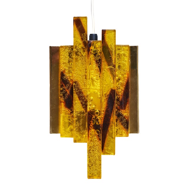 Mid-Century Danish Crystal Glass Sconces, Set of 2 For Sale