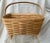 Vintage Peterboro Basket Co. Handwoven Gathering Basket For Sale - Image 4 of 6