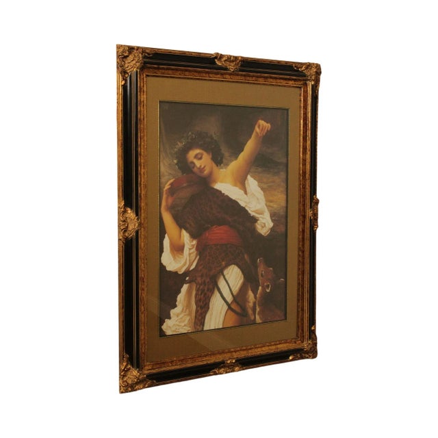 Bacchante' Frederick Leigton Custom Framed Art Print For Sale - Image 12 of 12