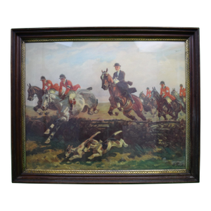 Fox-Hunt Framed Lithograph