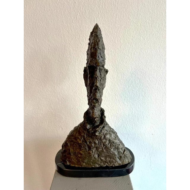 Unknown, Sculptural Head, Patinated Bronze For Sale - Image 4 of 9