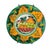 Vintage Hand Painted Ceramic Pottery Decorative Plate with a Still Life Fruit motif Measures 7.75" x 7.75" Includes Plate...