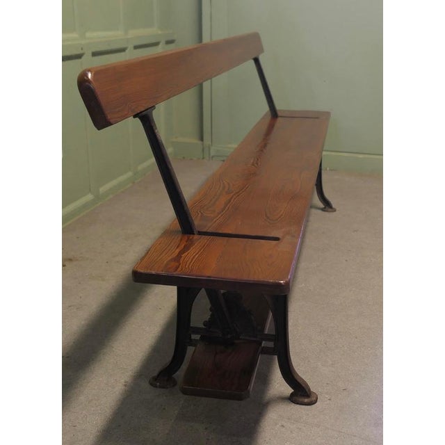 Victorian Tram Reversible Bench, 1880 For Sale - Image 3 of 7