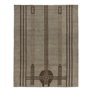 Contemporary Art Deco Style Geometric Wool Rug by Rug & Kilim, India For Sale