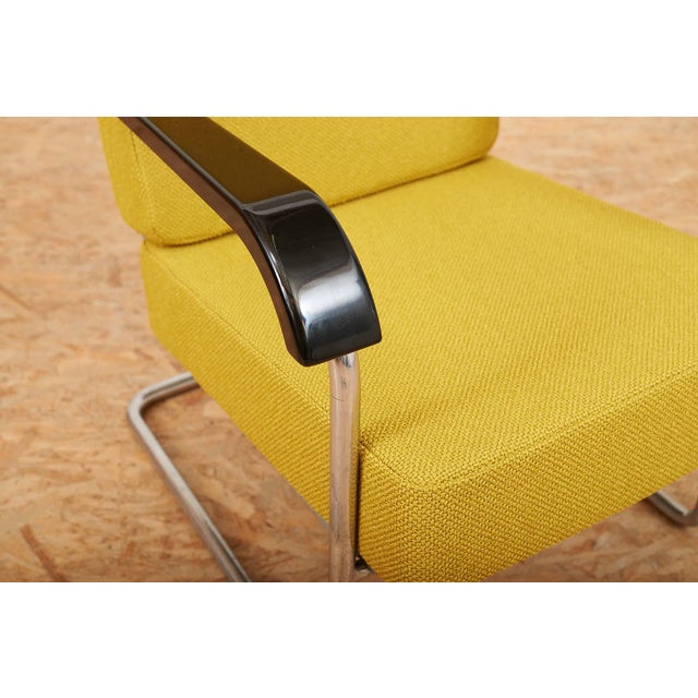 Metal Armchair in Chrome-Plated Tubular Steel by Werner Max Moser, 1930s For Sale - Image 7 of 14