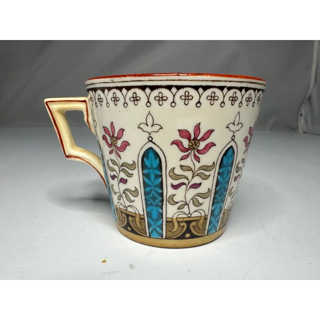 Ceramic Minton for Maison Toy Paris Demitasse Cup & Saucer RARE For Sale - Image 7 of 10
