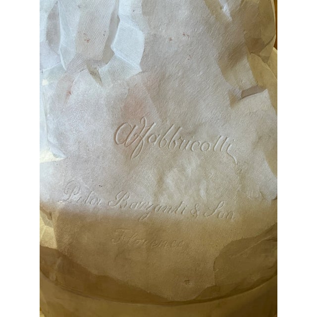 Italian Carrara Marble Nude Bathing Woman Signed Pietro Bazzanti and Son For Sale In Phoenix - Image 6 of 12