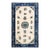 1930s Rectangle Antique Chinese - Peking Knotted Small Scatter Wool Ivory Rug For Sale
