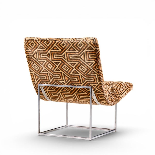 Milo Baughman for Thayer Coggin Mid Century Thin Line Scoop Chairs - Pair For Sale - Image 10 of 13