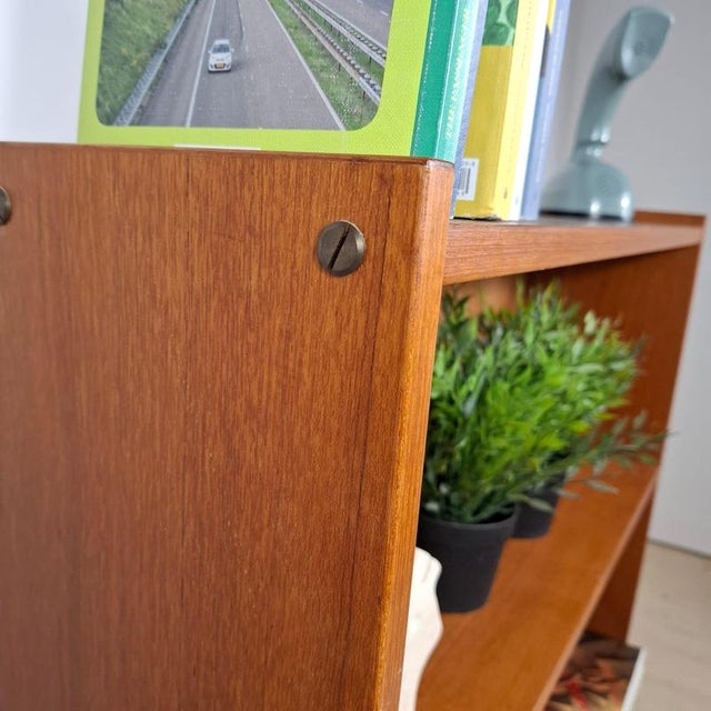 Small Mid-Century Danish Teak Bookcase, 1960s For Sale - Image 3 of 8