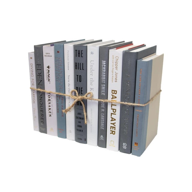 Booth & Williams Decorative Books - Granite Book Bundle - 1 Foot of Grey Books For Sale - Image 4 of 4